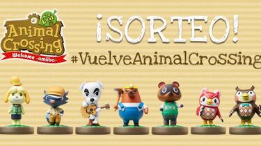 Gana cada hora de 10:00 a 14:00 un lote amiibo de Animal Crossing