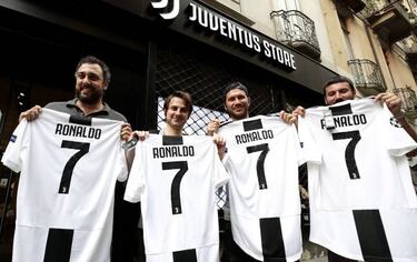 Juventus online store down due to stampede for Cristiano shirts