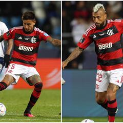La dura lucha que enfrenta a Vidal contra Pulgar en Flamengo
