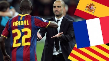 La dura bronca Pep-Abidal por el español, el francés y el catalán