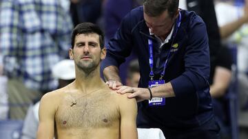 Djokovic: "No quiero hablar de mi lesión; Es muy frustrante"