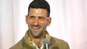 El serbio Novak Djokovic en el media day del Masters 1.000 de Montecarlo.