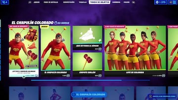 El Chapul&iacute;n Colorado llega a la tienda de Fortnite