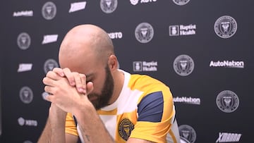 Gonzalo Higuaín se quiebra en conferencia tras darle la victoria a Inter Miami