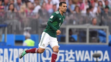 Mexico&#039;s midfielder Rafael Marquez runs during the Russia 2018 World Cup Group F football match between Germany and Mexico at the Luzhniki Stadium in Moscow on June 17, 2018. / AFP PHOTO / Kirill KUDRYAVTSEV / RESTRICTED TO EDITORIAL USE - NO MOBILE 