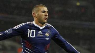 <b>RENACIDO. </b> Benzema volvió a marcar con Francia.