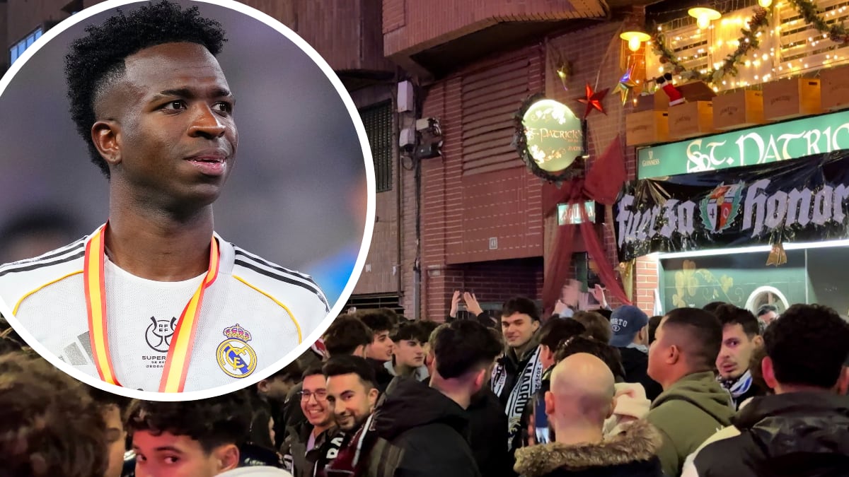 Cánticos racistas a Vinicius en la previa del partido de Copa entre Albacete y Real Madrid