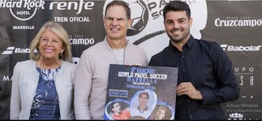 Fernando Sanz y Jos Bernal presentan en Fitur el III World Padel Soccer