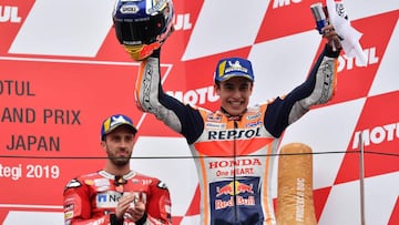 Márquez: "Igualar los números de Doohan es muy especial"