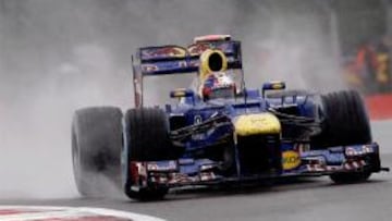 Sebastian Vettel durante la clasificación.