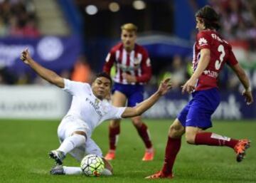 Casemiro y Filipe Luis.