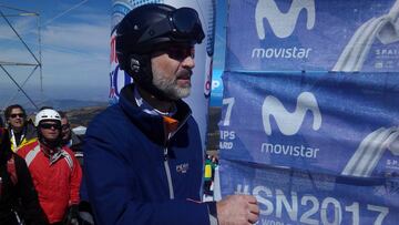 El rey Felipe VI presenció las finales de slopestyle