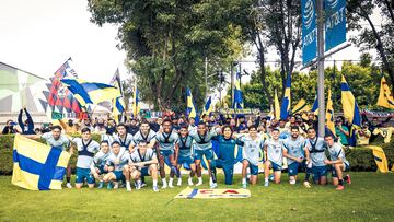 ¡Una fiesta! La barra de América visitó a los jugadores en Coapa