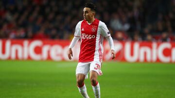 Abdelhak Nouri en un partido con el Ajax.