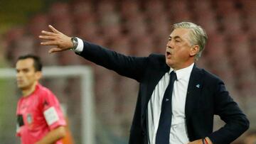 Napoli coach Carlo Ancelotti