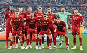 Once inicial de la Roma.