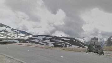 Imagen de la cima del Col de l&#039;Iseran.