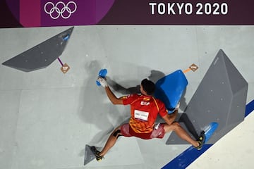 Alberto Ginés medalla de oro en escalada