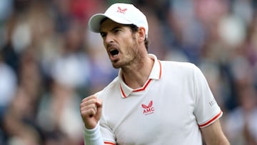 Murray enloquece al público de Wimbledon con una remontada