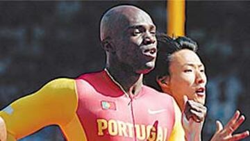 <b>UN PURASANGRE. </b>Obikwelu compite bajo la bandera de Portugal, pero bien pudo hacerlo con la española.