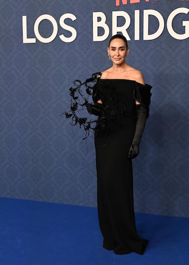 Vicky Martín Berrocal durante el baile de máscaras de la serie 'Los Bridgerton' en Madrid. 
 
 
 