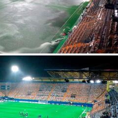 El milagro del Villarreal bajo la lluvia en 45 minutos