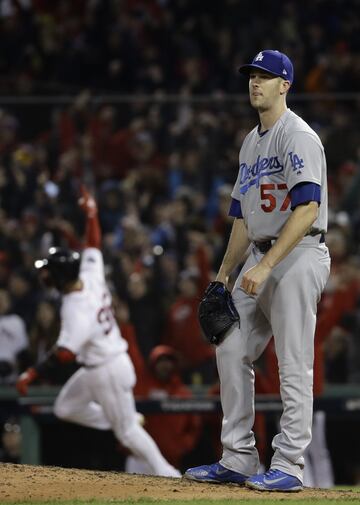 Alex Wood se convirtió en el gran villano de los Dodgers. 