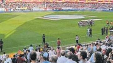 <b>GRAN ASPECTO. </b>El Calderón seguirá teniendo un gran aspecto en los partidos del Atlético esta temporada.