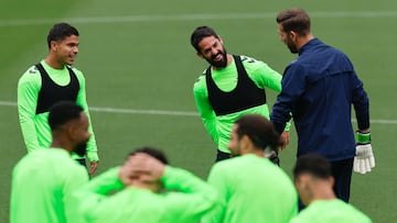 Isco, en el último entrenamiento.