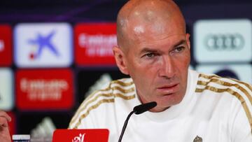 Zinedine Zidane, t&eacute;cnico del Real Madrid