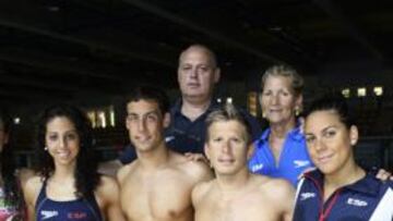 <b>SELECCIÓN. </b>De izquierda a derecha: Erika Villaecija, Marta Recio, Héctor Ruiz, Kiko Hervás, Margarita Domínguez y Esther Núñez.