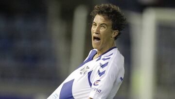 El grito de gol m¨¢s especial y efusivo de Luis Milla