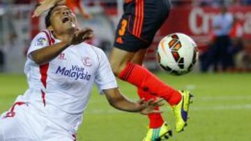 Mikel González, en el Sánchez Pizjuán.