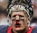 Superman J.J. Watt: jugó con cinco músculos rotos