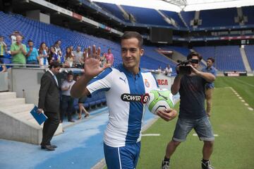 En el verano de 2014 sale cedido al Espanyol, donde realizará una buena temporada que le vale para regresar al primer equipo del Real Madrid un año después.