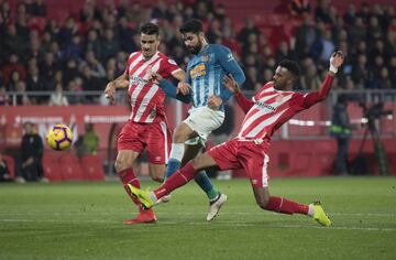 Girona 1-1 Atlético de Madrid | Envío larguísimo de Correa que controló perfectamente Diego Costa entre los dos centrales y el defensa Ramalho, en su intento de despeje, se introduce el balón en su portería.