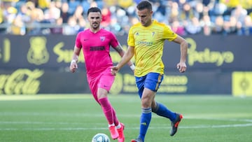 Cala, durante el partido contra el Málaga.