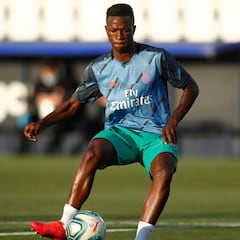 La velocidad de Vinicius es un gran arma ante el City