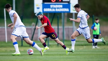 Mella regresa al Deportivo tras su participación con la Sub-19.