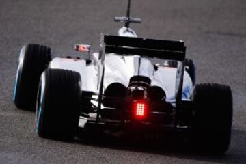 Jenson Button piloto de McLaren con el nuevo MP4-29 en Jerez.
