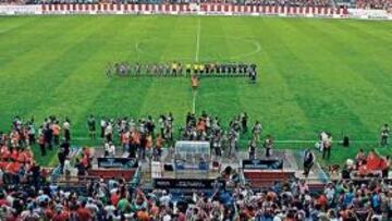 <b>EXPECTACIÓN. </b>El Calderón casi se llenó el año pasado en el partido de vuelta de la previa ante el Schalke. Contra el Panathinaikos habrá también una gran entrada.