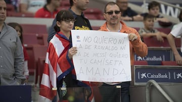 Seguidores del Atlético Femenino.