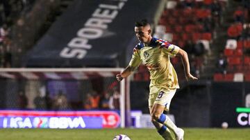 Álvaro Fidalgo en el duelo ante Atlético San Luis