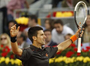 Djokovic venció a Nadal en la final del Masters de Madrid de 2011.