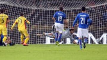 Italia no pasa del empate ante una muy agresiva Rumanía