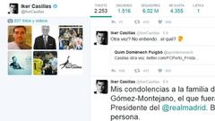 Casillas deja fuera de su podio de porteros a los del Madrid