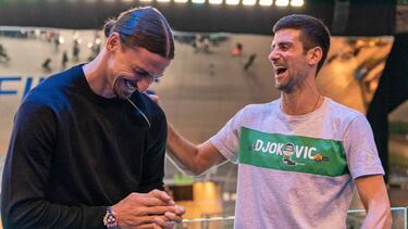 Ibrahimovic defiende a Djokovic