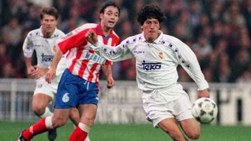 La marca goleadora de Zamorano en derbis madrileños