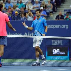 Djokovic still on short-cut route at US Open after Tsonga injury