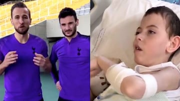 El gesto de Kane y Lloris a un ni&ntilde;o con hidrocefalia fan del Tottenham.